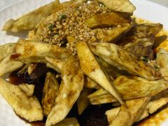 果仁脆皮茄子-后海16号·北京私房菜