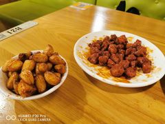 黑蒜子牛肉粒-陈傻子餐厅(世纪都会店)