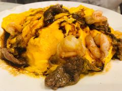 滑蛋牛肉虾仁饭-有章牛杂(石厦店)