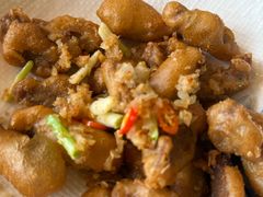 烤鸭三吃之椒盐鸭架-上海和平饭店龙凤厅 Dragon Phoenix