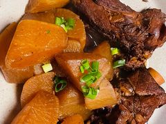 白萝卜炖棒骨-百花人家(清水田园店)