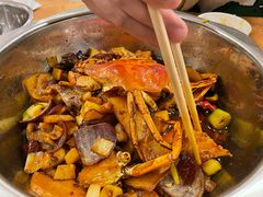 香辣蟹炒菜-秦记香辣蟹(松榆里店)