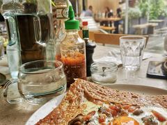 鸡蛋蘑菇熏肉荞麦可丽饼-RAC BAR(安福路店)