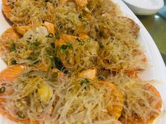 蒜蓉粉丝蒸扇贝-皓景海鲜·地标美食(双月湾店)