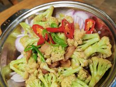 干锅有机花菜-品大三·南京菜(大行宫店)