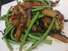 紫苏炒茄子豆角-凤厨顺德水乡凤味馆(大良锦龙路店)