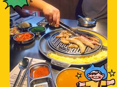 烤原味猪颈肉-OBANAE欧巴呢韩国传统烤肉店(三水店)