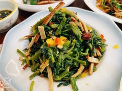 果仁菠菜-恭敬李老北京炸酱面·京味菜(西花市店)