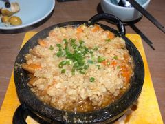 蒜蓉铁板虾-小菜园新徽菜(滁州苏宁店)