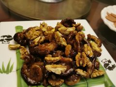 桃仁爆龙鳝-圆满素食林饭店非遗素食(河西店)
