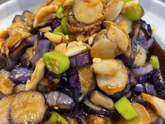 紫山茄拌扇贝-味莊·青岛菜(石老人店)