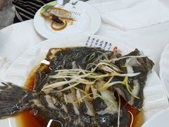 清蒸小多宝鱼-北戴河庆山饭店·海鲜砂锅粥(北戴河黑石路店)