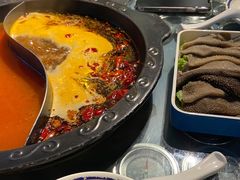 牛油鸳鸯锅底-8号苑自助烤场(西单店)