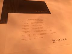 菜单-Amber(置地文华东方酒店)