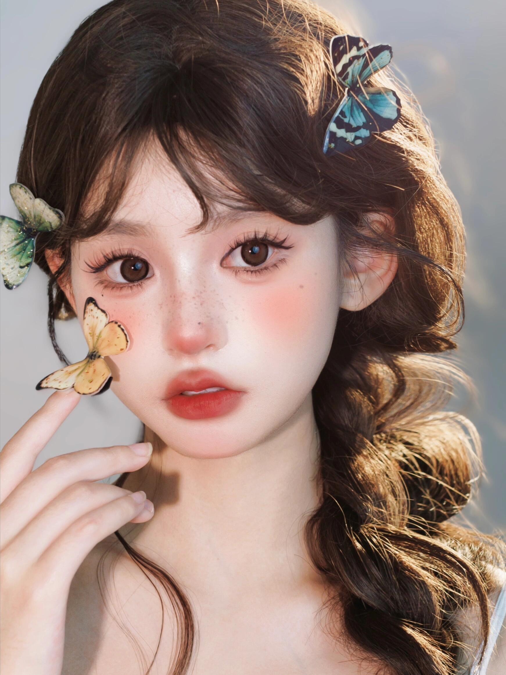 蝴蝶精灵女孩妆容分享