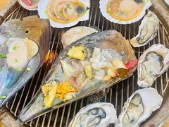 -大关领烤贝壳海鲜汤