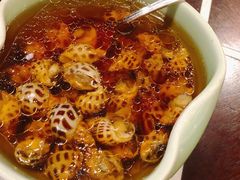 古越陈酿煮花螺-杭州西子湖四季酒店·金沙厅