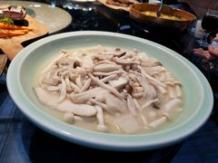 连英乳烩七大菇-汤山翠谷生态餐厅