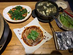 陈醋菠菜花生-泥炉烧肉师(新街口金銮巷店)