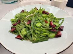 海菜炒青豆米-蝴蝶泉宾馆-中餐厅