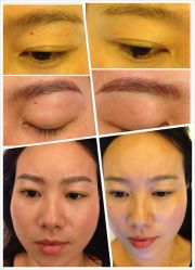 点击看大图 韩式塑眉-美女就这样诞生-艾妃罗高科美肤美甲美睫健康管理