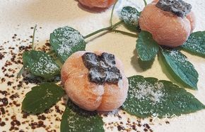 Liquid Custard Persimmon Bun