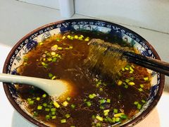 干切牛肉粉丝汤-老新隆牛肉锅贴(新街口店)