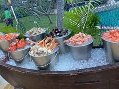 自助取餐区-亚龙湾希尔顿自助餐厅·海鲜·烧烤·沙滩BBQ·现场乐队