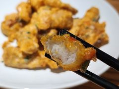 咸蛋黄焗九肚鱼-潮粥荟·潮汕砂锅粥(朝阳大悦城店)