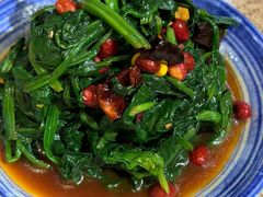 果仁菠菜-金谷园饺子馆(北邮总店)