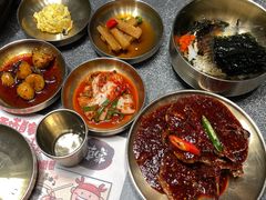 -草家酱蟹炭火烤肉店(珲春南路一店)