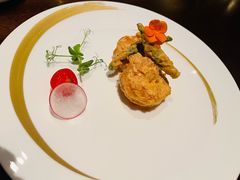 脆炸黄金虾球伴日本甜辣椒-巴黎轩(澳门巴黎人店)