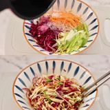 🔥[愉快]蒜爽可口的豆腐皮拌三丝，下饭又下酒哟……