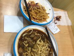 茄子肉丁面-晋味坊手工刀削面农家菜(霍营店)