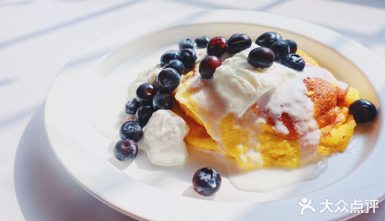 蓝莓酸奶舒芙蕾最好用无糖的希腊酸奶哦