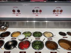 自助调料区-左庭右院鲜牛肉火锅(苏州园区永旺店)