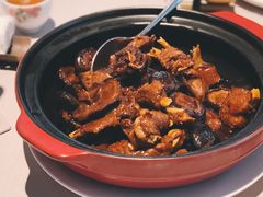 花菇煲狮头鹅掌翅煲-金海华·悦食东方(苏州中心商场店)