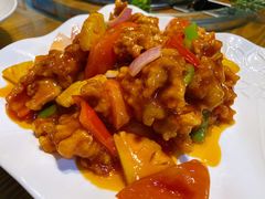 菠萝古老肉-老巴刹新加坡餐厅