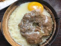 牛肉煲仔饭加蛋-兴记菜馆