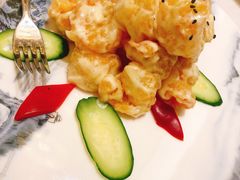 芥末汁味明虾丸子-南京富力万达嘉华酒店·游宴一品淮扬中餐厅