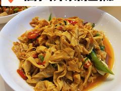 火腿炒农家豆腐皮-辣公子·千岛湖私房菜(滨江店)