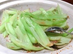 虾油炒时蔬-解香楼(八盘岭路店)