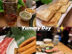 黑松露色拉-炼火烤肉店