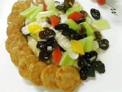 粟米饼百合炒西芹-聚福生态农庄