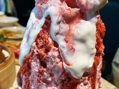 草莓火山冰-重庆老门坎火锅(新津碧乐城店)