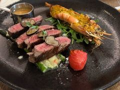 黑松露菲力牛排配泰式大虾-安妮意大利餐厅(世贸天阶店)