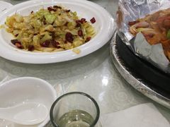 杏鲍菇五花腩，爆炒大头菜-大连老菜小船海鲜(文体街店)