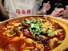 肥肠砂锅（牛蛙需另加）-马头巷·隐庐居·红油大虾(园区店)