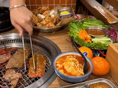 -明洞阿姨·韩式酱蟹烤肉·创意料理(三元桥店)