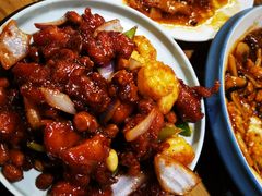 椒香虾仁爆鸡球-陈傻子餐厅(世纪都会店)